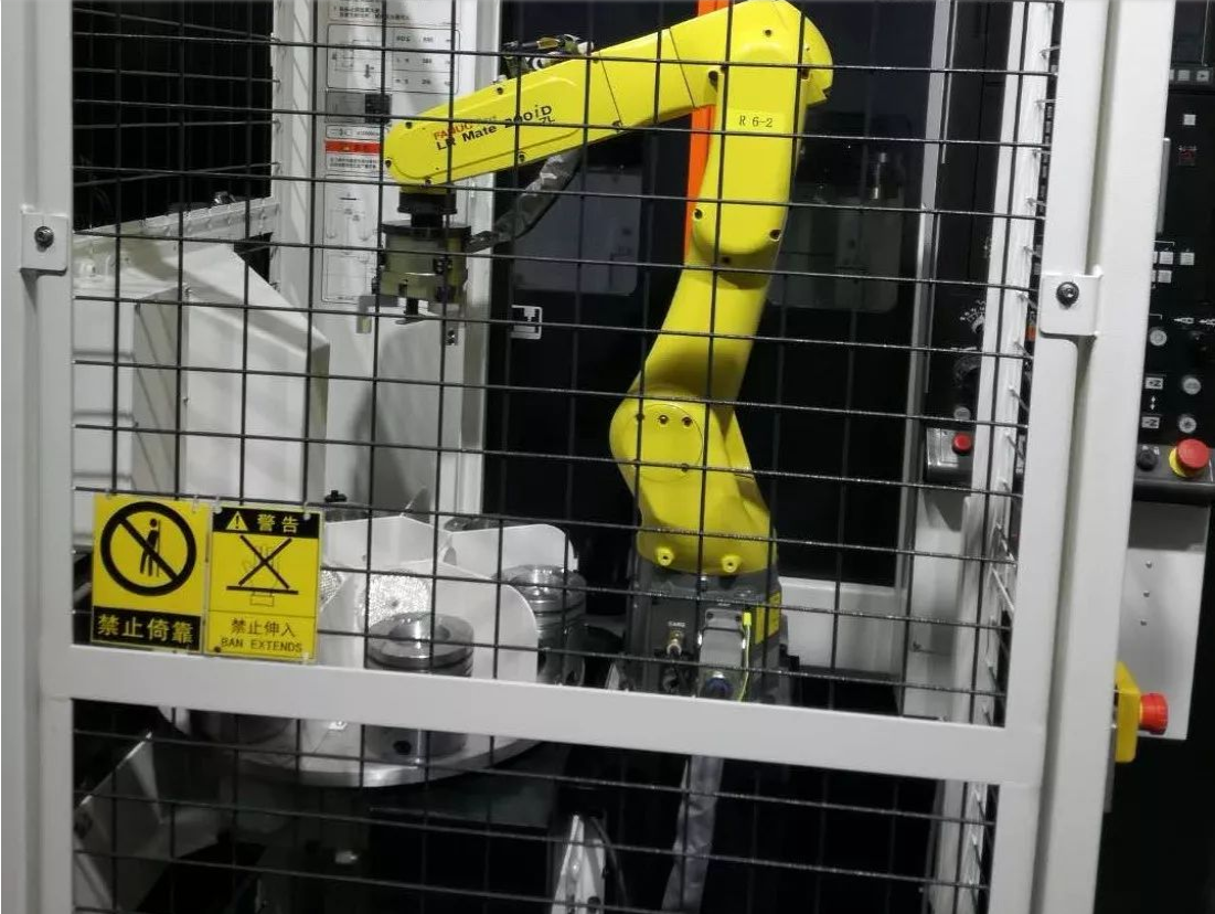 [自动化夹具案例分享]法兰加工机床上下料机器人/机械手  自动化生产线 自动化夹具 自动上下料 第11张